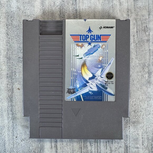 Top Gun: The Second Mission Nintendo NES Cartridge Only Authentic Tested - Picture 1 of 5